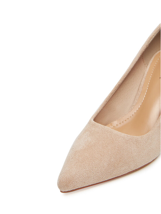 DeeZee DeeZee Pantofi cu toc subțire BK-0807 Bej