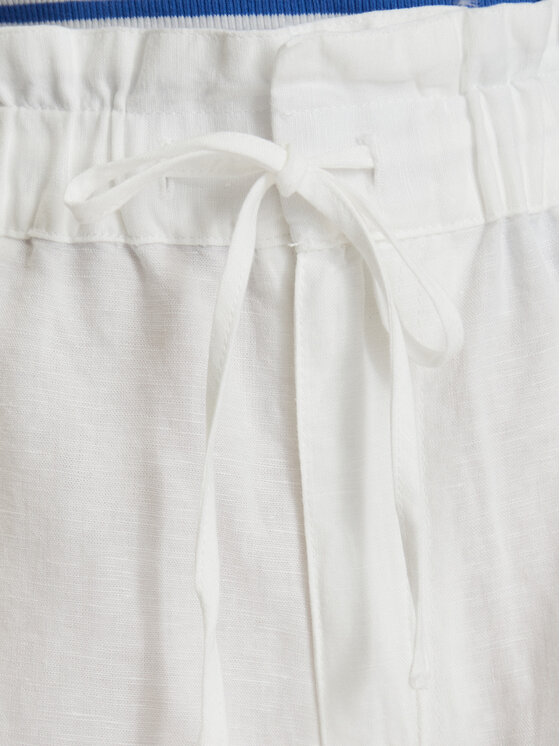 Tommy Jeans Tommy Jeans Pantaloncini di tessuto DW0DW22227 Bianco Regular Fit