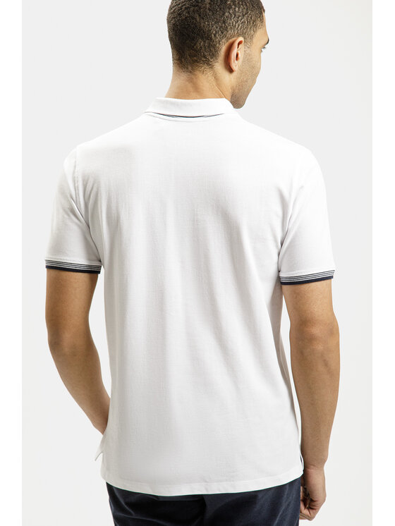 Cross Jeans Cross Jeans T-Shirt 16070-008 Biały Regular Fit