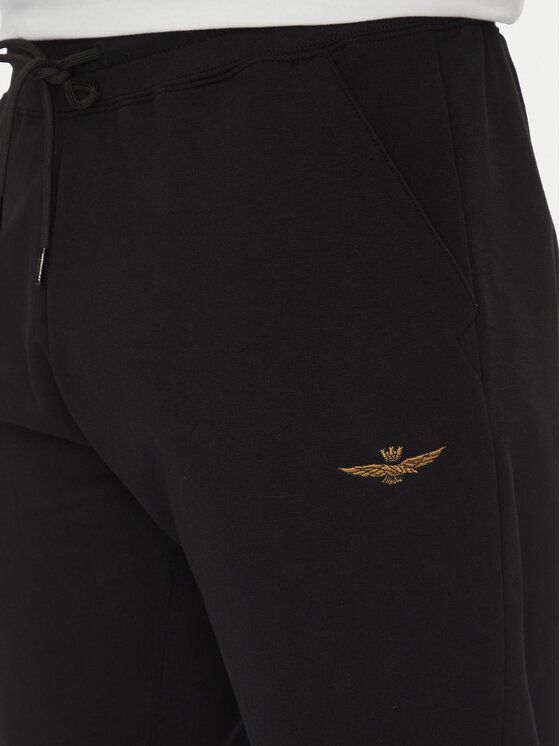 Aeronautica Militare Aeronautica Militare Treniņtērps 251TF086F459 Melns Regular Fit