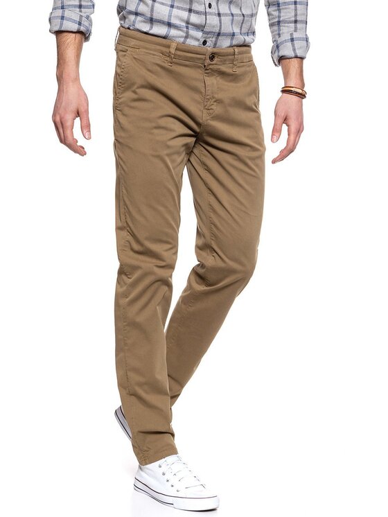 Mustang Mustang Pantaloni chino CIGARETTE CHINO Giallo Slim Fit