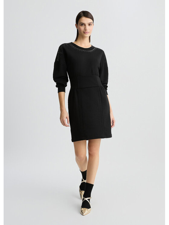 Liu Jo Liu Jo Vestito da giorno TA5044F Nero Regular Fit