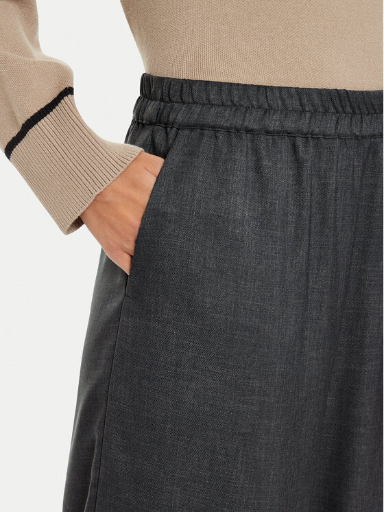 ONLY ONLY Stoffhose Lulu 15321325 Grau Loose Fit