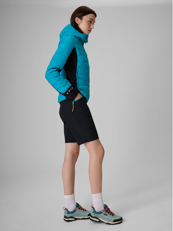 4F 4F Szorty sportowe TREKKING Czarny Regular Fit