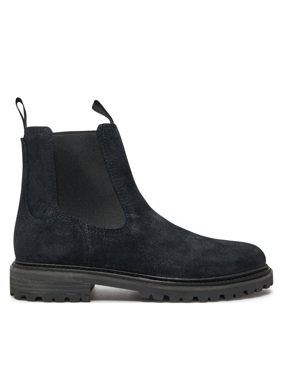Clarks Clarks Kotníková obuv s elastickým prvkem Clarkridge Top 26179722 Černá