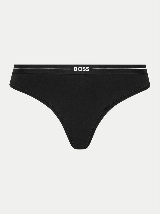 BOSS Boss Set 3 perechi de chiloți tanga 50510030 Negru