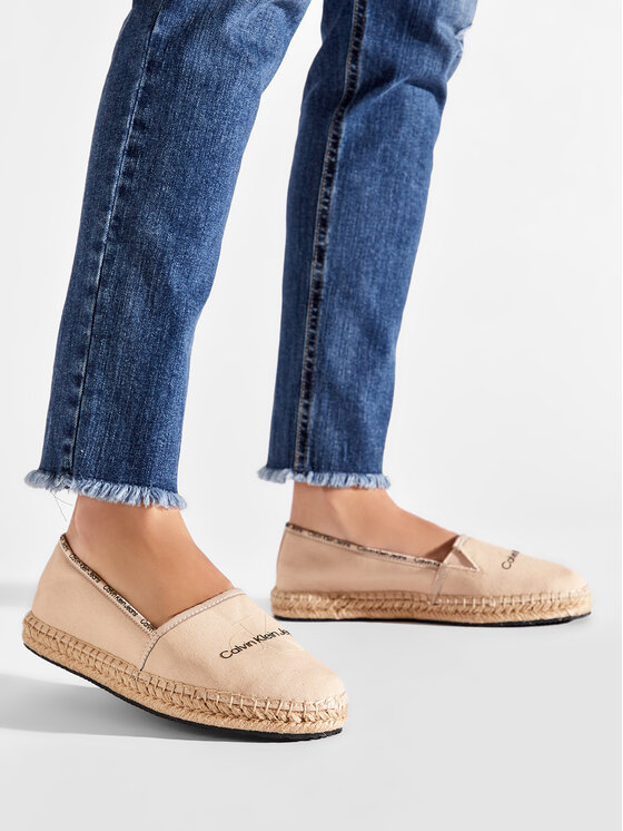 Calvin Klein Jeans Calvin Klein Jeans Espadrilles Esparille Monogram YW0YW00660 Beige