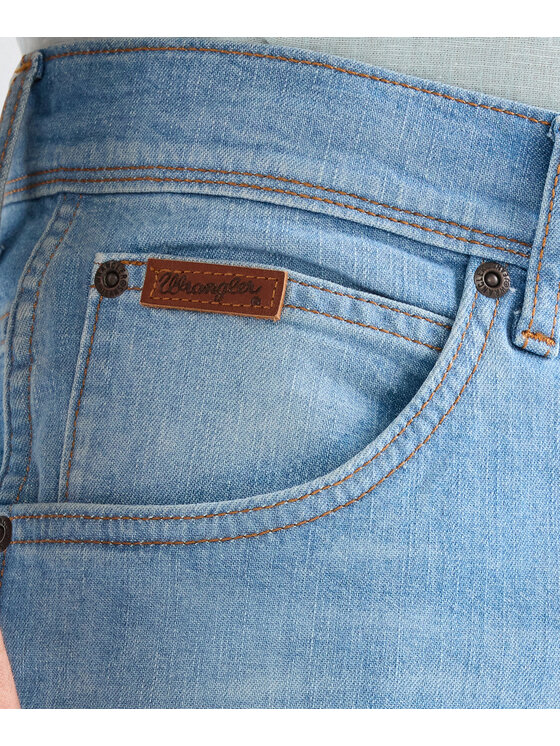 Wrangler Wrangler Szorty jeansowe 112378706 Niebieski Regular Fit