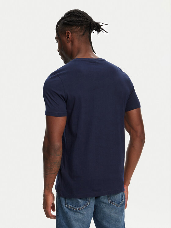 Robe di Kappa Robe di Kappa T-Shirt Luc 611187W Granatowy Regular Fit