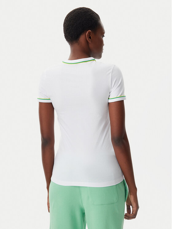 Lacoste Lacoste T-Shirt TF0347 Weiß Slim Fit