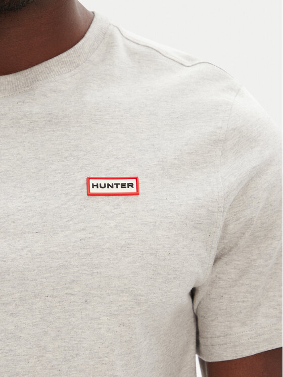 Hunter Hunter Тишърт Tavish HARM0082251 Сив Regular Fit
