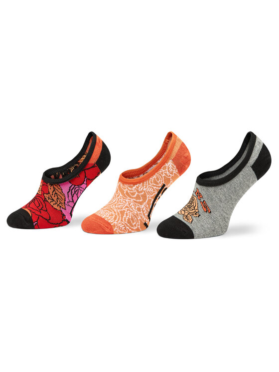 Vans Vans Vaikiškų pėdučių komplektas (3 poros) Rose Tie Dye Spalvota