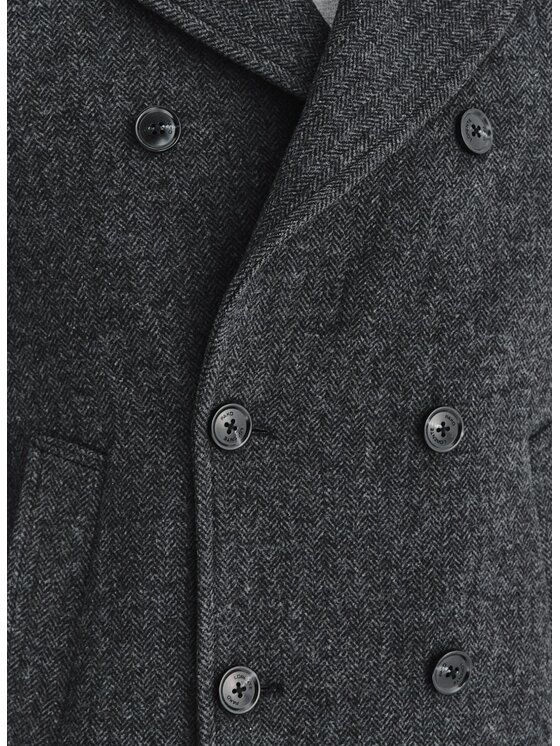 Pako Lorente Pako Lorente Płaszcz zimowy P25WF-7X-004 Szary Classic Fit