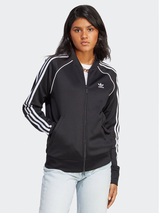 adidas adidas Pulóver Adicolor Classics SST Track Top IB5912 Fekete Regular Fit