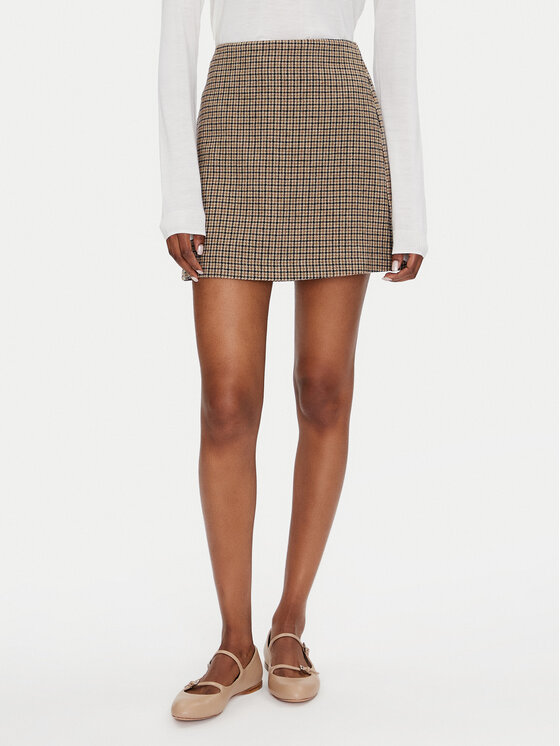 Marella Marella Minigonna Whisky 2423106134 Beige Slim Fit