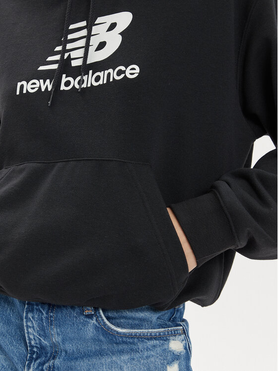 New Balance New Balance Суитшърт WT41504 Черен Oversize