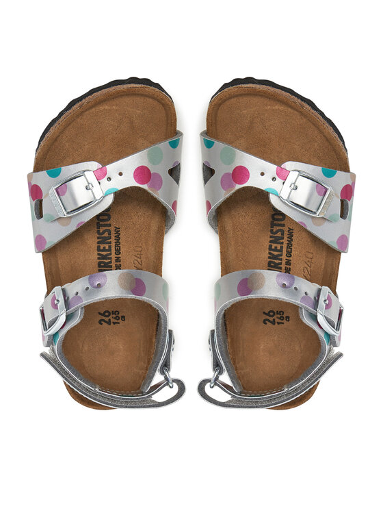 Birkenstock Birkenstock Sandały Rio As Kids 1029527 S Srebrny