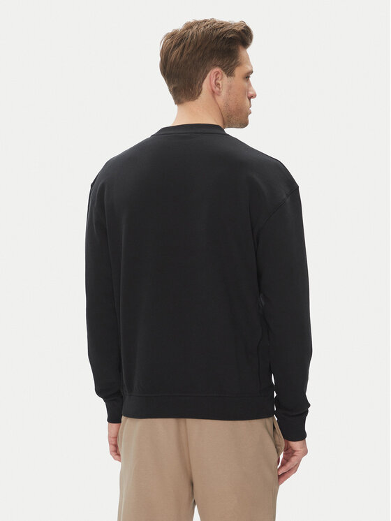 BOSS BOSS Džemperis David Sweatshirt 50540505 Juoda Relaxed Fit