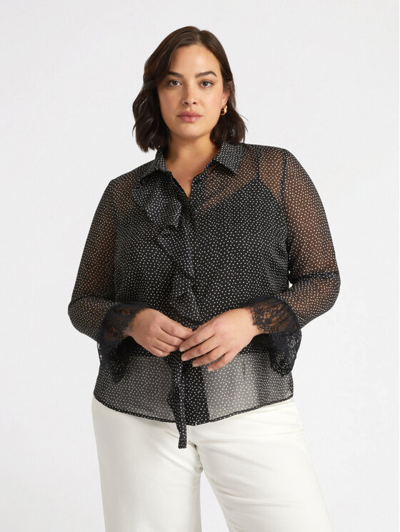 Fiorella Rubino Fiorella Rubino Camicia 5054T001284N0Z3 Nero Regular Fit