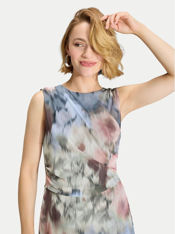 Swing Swing Sukienka koktajlowa 5AK05200 Kolorowy Regular Fit