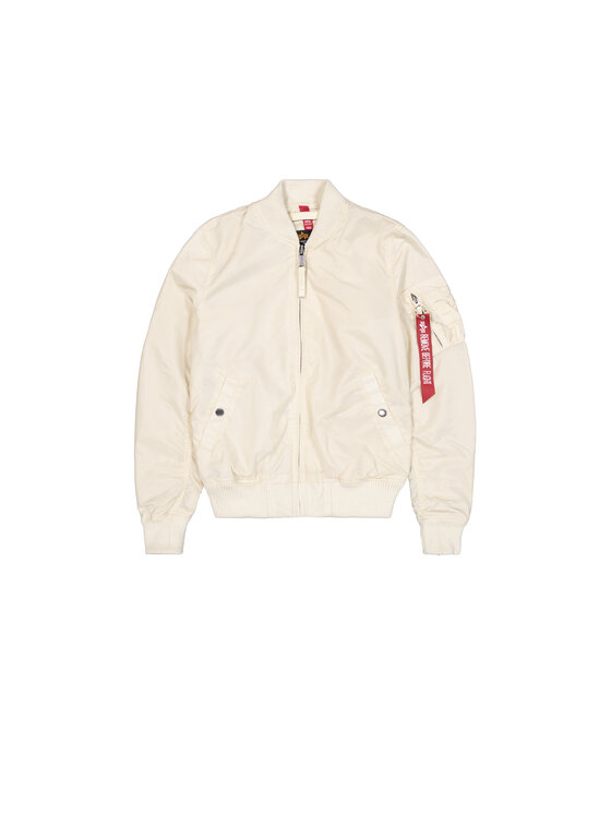 Alpha Industries Alpha Industries Kurtka bomber MA-1 TT Light Bomber Jacket Women Beżowy Slim Fit