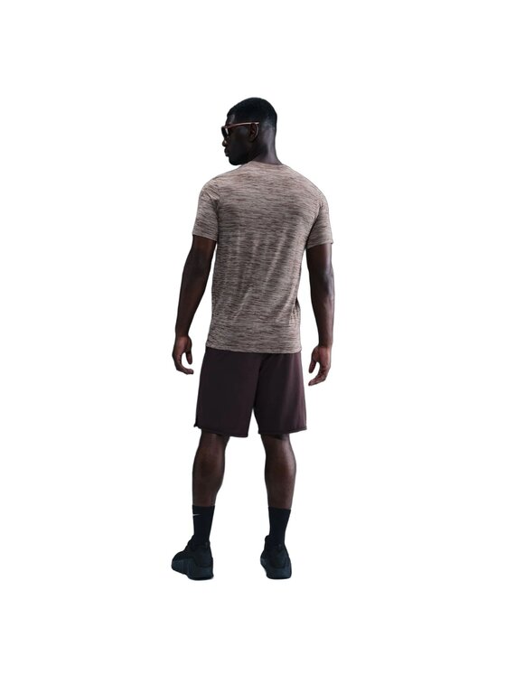 Nike Nike T-Shirt Dri-Fit New Veneer Fitness Szary Regular Fit