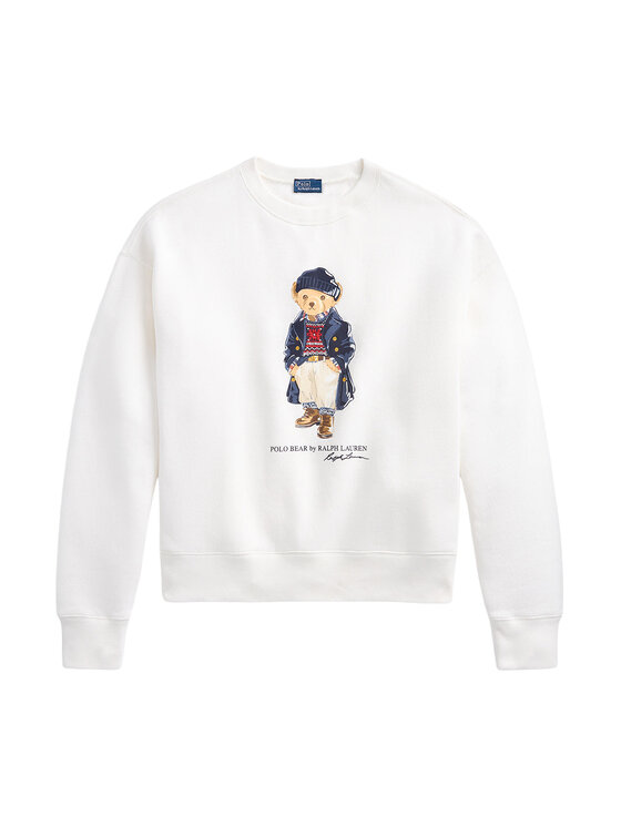 Polo Ralph Lauren Polo Ralph Lauren Sweatshirt 211947947001 Weiß Relaxed Fit