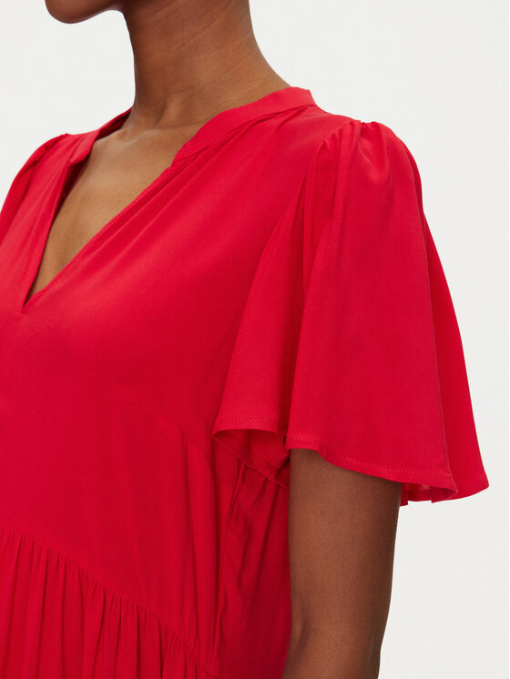 JDY JDY Poletna obleka Star 15257228 Rdeča Regular Fit
