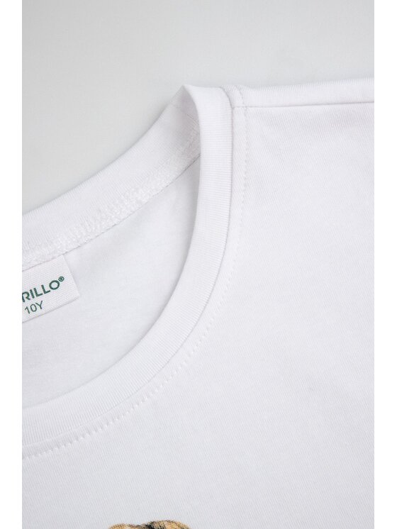 Coccodrillo Coccodrillo T-Shirt ZC6143212VGA-001 Biały Regular Fit