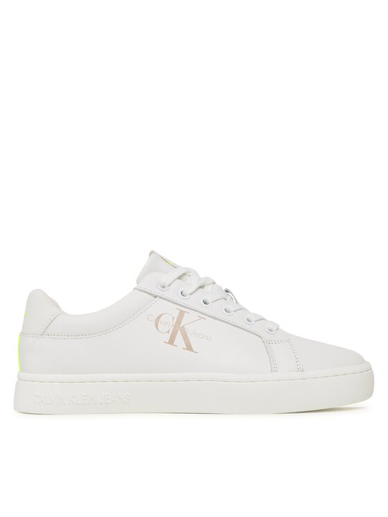 Sneakers Calvin Klein Jeans Classic Cupsole Fluo Contrast YM0YM00603 White/Ancient White 0LA