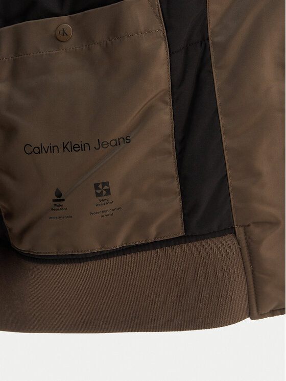 Calvin Klein Jeans Calvin Klein Jeans Kurtka bomber LV04RC526G Brązowy Regular Fit