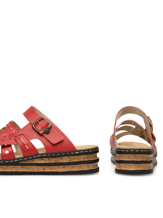 Rieker Rieker Pantoletten 62976-33 Rot