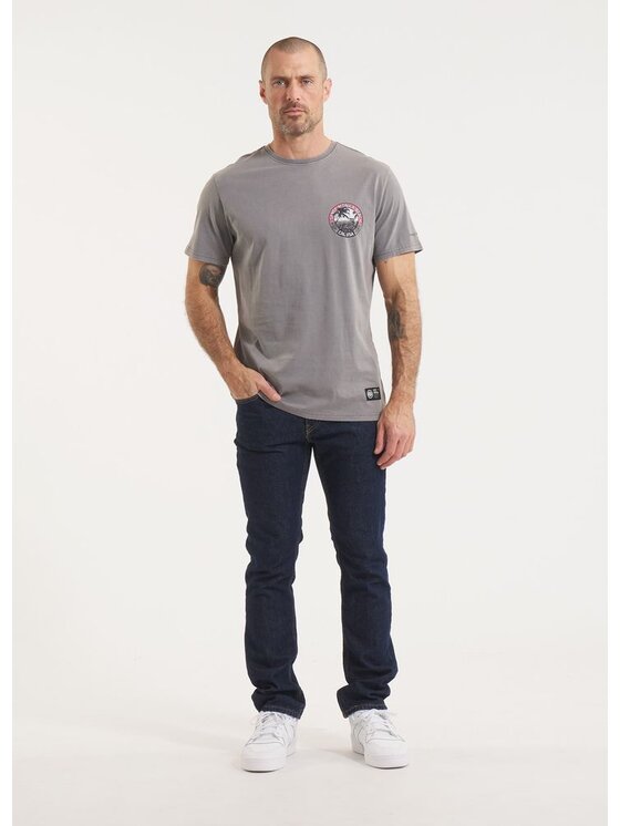 PITBULL PITBULL T-Shirt AUTOMATIC Szary Regular Fit