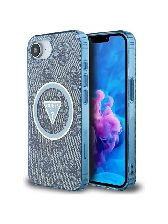 Guess Guess Etui na telefon Apple iPhone 16e Niebieski