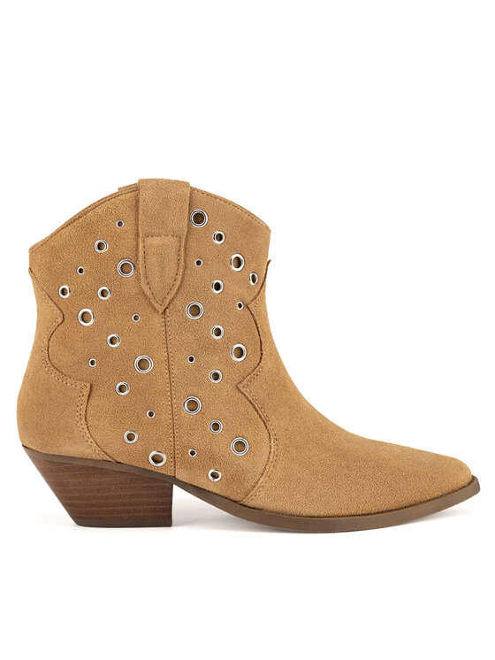 Badura Badura Cizme și botine cowboy ORCHID-V365-C-191-1 Bej