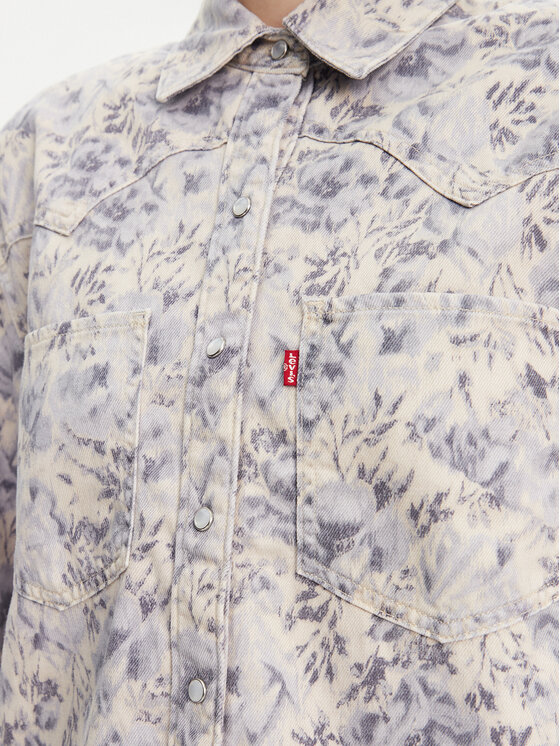 Levi's® Levi's® Τζιν πουκάμισο Teodora Western A7244-0051 Γαλάζιο Relaxed Fit
