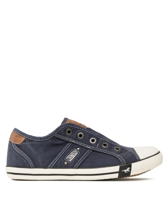 Mustang Mustang Sneakers aus Stoff 1099-409-800 Dunkelblau