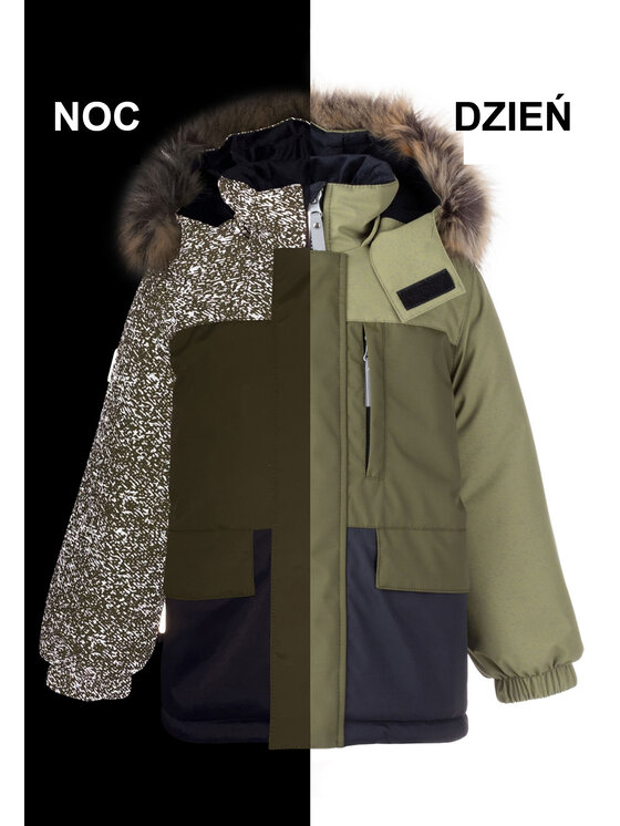 Lenne Lenne Kurtka anorak 22342-334 Zielony Basic Fit