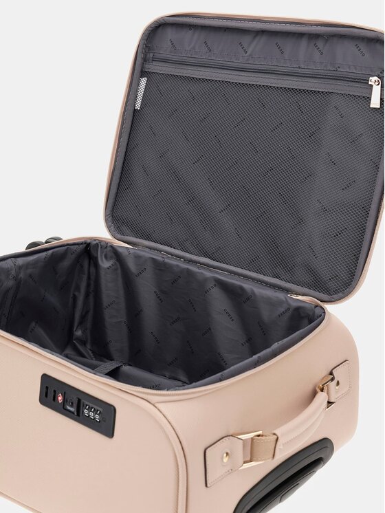 Guess Guess Walizka kabinowa 172685 Beżowy