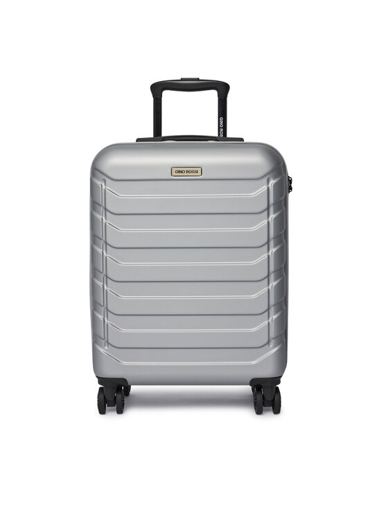 Valiză de cabină Gino Rossi GIN-S-003-05-SILVER Argintiu