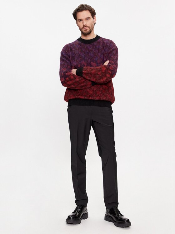 BOSS Boss Sweter Miracolo 50500679 Kolorowy Regular Fit