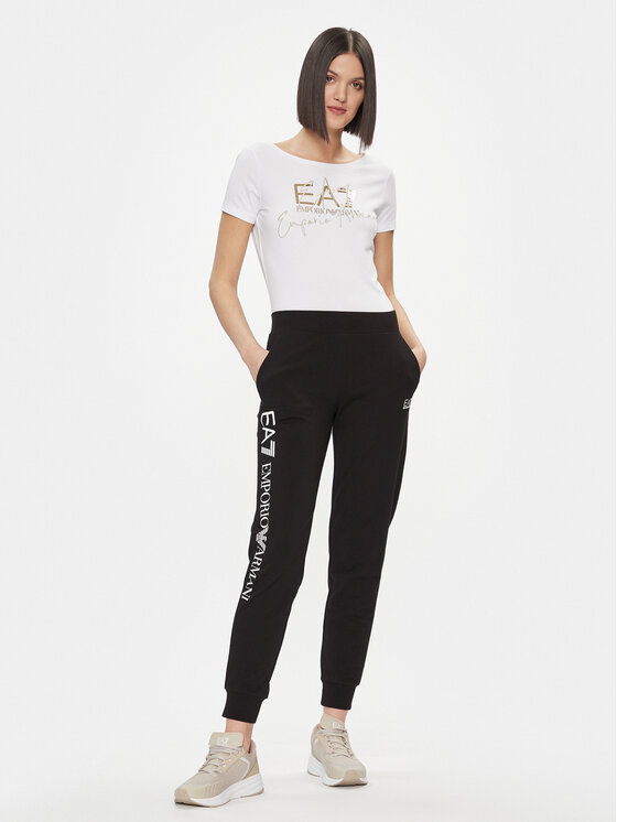 EA7 Emporio Armani EA7 Emporio Armani Donji dio trenerke 8NTP85 TJTXZ 0203 Crna Regular Fit