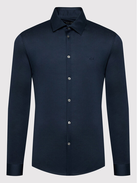 Rage Age Rage Age Сорочка Mercury Cиній Slim Fit