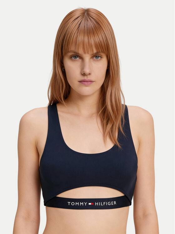 Tommy Hilfiger Tommy Hilfiger Bikini-Oberteil UW0UW06359 Dunkelblau