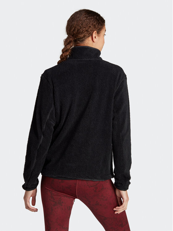 adidas adidas Полар Terrex XPLORIC High-Pile-Fleece IB6555 Черен Regular Fit