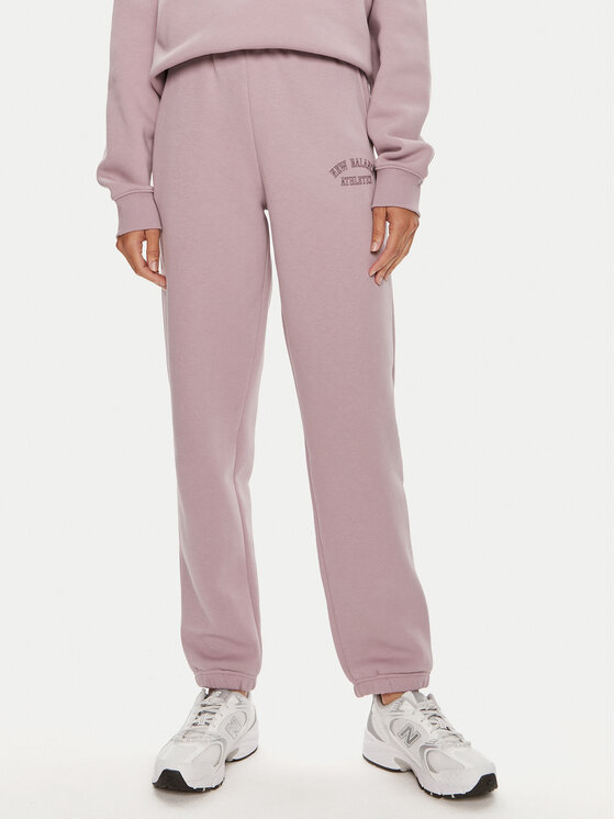 Női Melegítő alsó New Balance, Méret: XS, Lila, Graphic WP43500