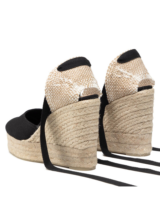 Castañer Castañer Espadrile Carina/8ED/001 020961-100 Črna