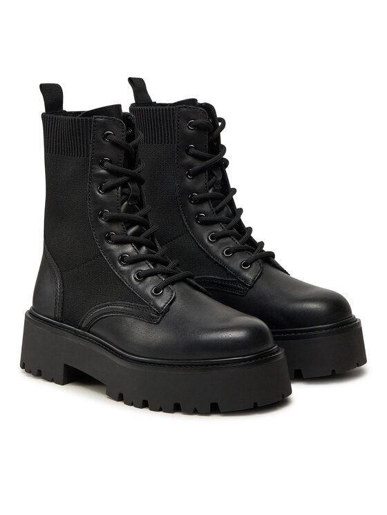 Aldo Aldo Μποτάκια Talaleryknit 13838669 Μαύρο