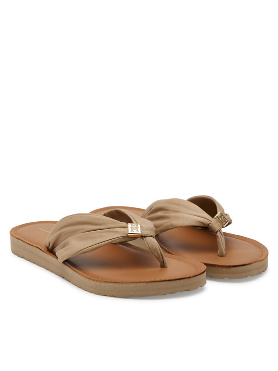 Tommy Hilfiger Tommy Hilfiger Σαγιονάρες Th Elevated Beach Sandal FW0FW06985 Καφέ