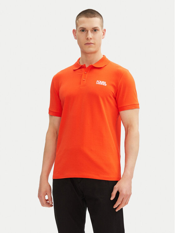 KARL LAGERFELD KARL LAGERFELD Polokošile 745088 552235 Červená Regular Fit